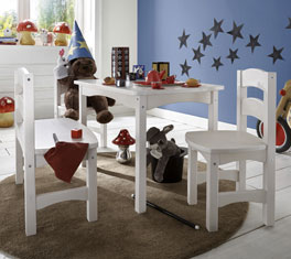 Kindersitzgruppe Kids Paradise bestehend aus Stühlen, Tisch und Bank
