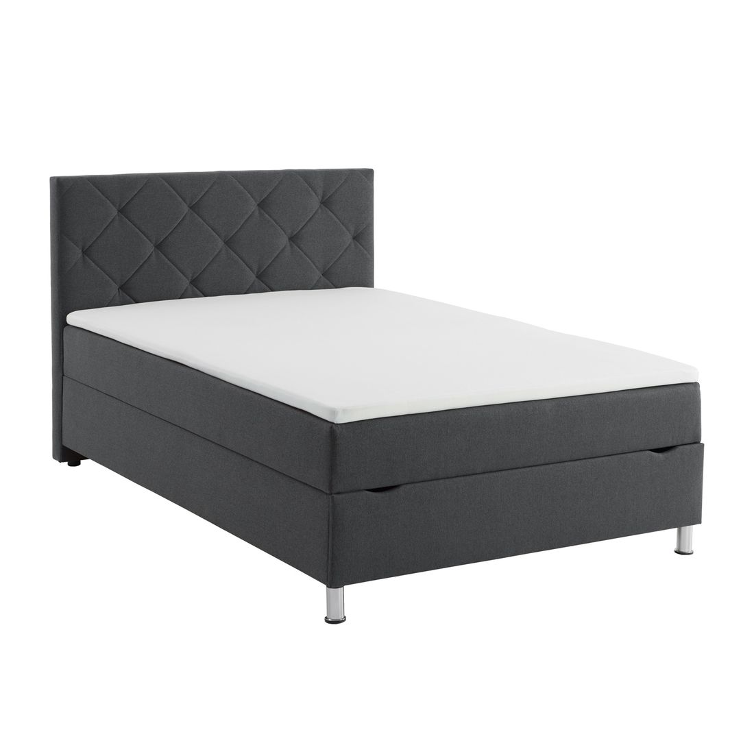 Boxspringbett Arvin Webstoff mit Bettkasten