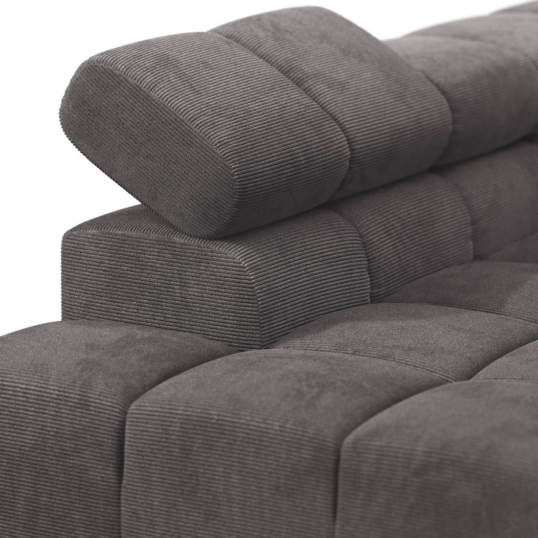 HOMELIV. Ecksofa Charlotta 319x215x82cm Feincord