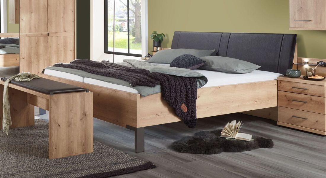 Bett Lothas Komfort Eiche Dekor