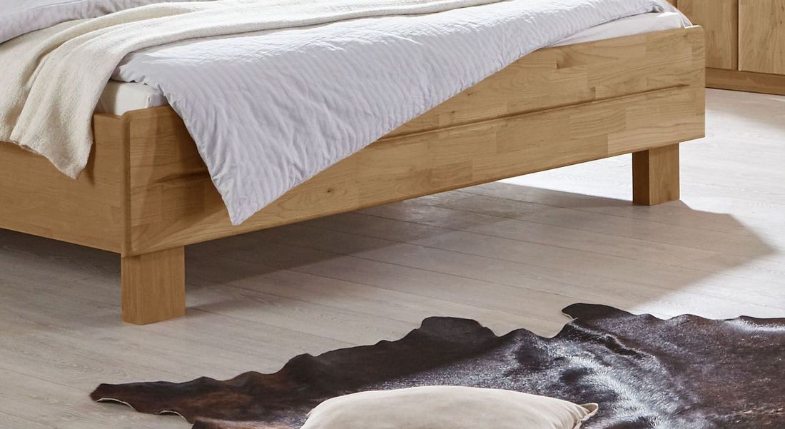 Bett Aliano Komfort Erle teilmassiv