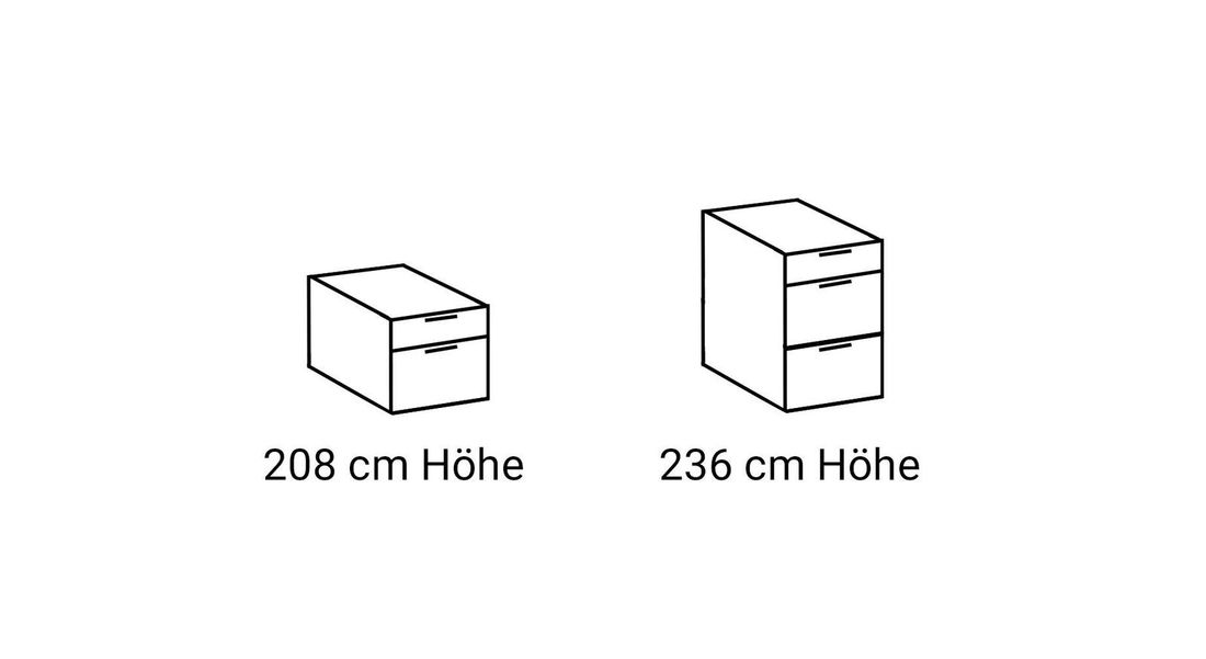 Eck-Kleiderschrank Coreno
