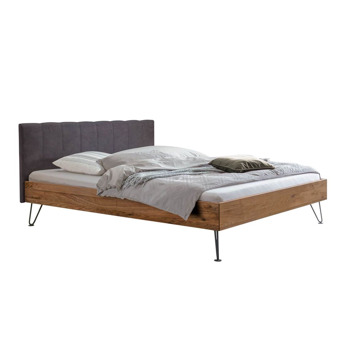 Bett Petros Nussbaum Massivholz