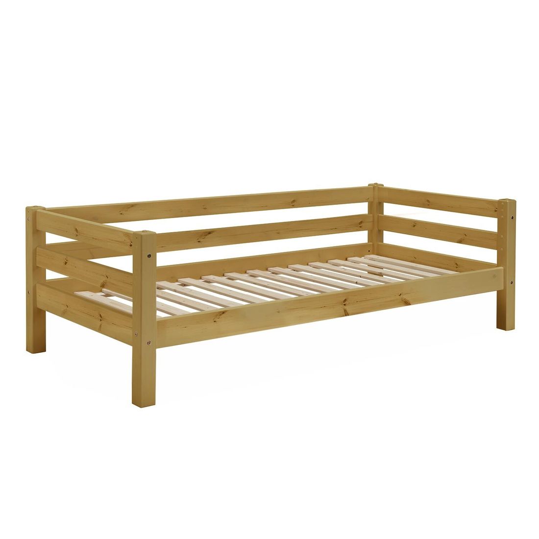Bett Kids Paradise Kiefer Massivholz mit Lattenrost 90x200 cm