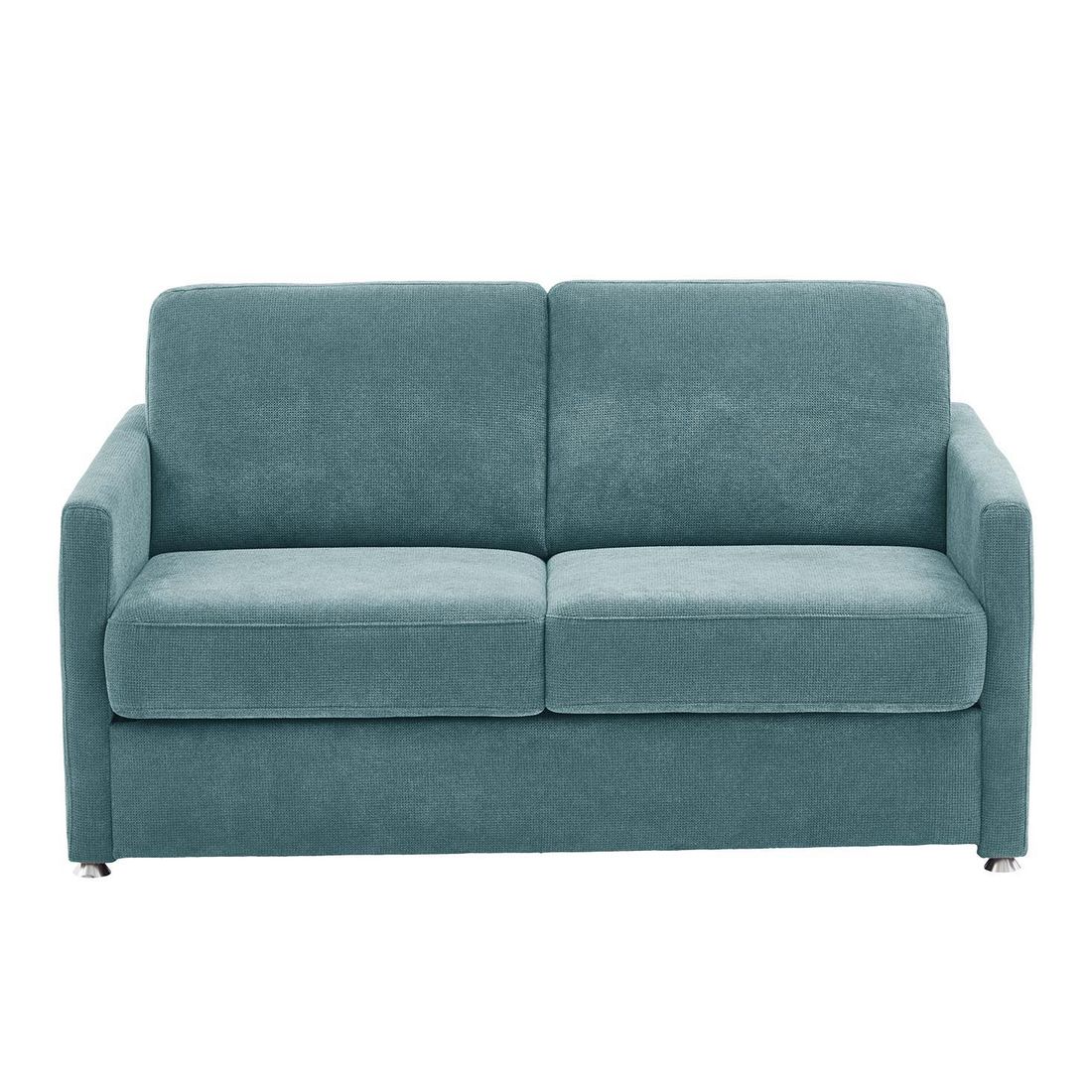 Schlafsofa Tullia Webstoff/Velours mit Lattenrost
