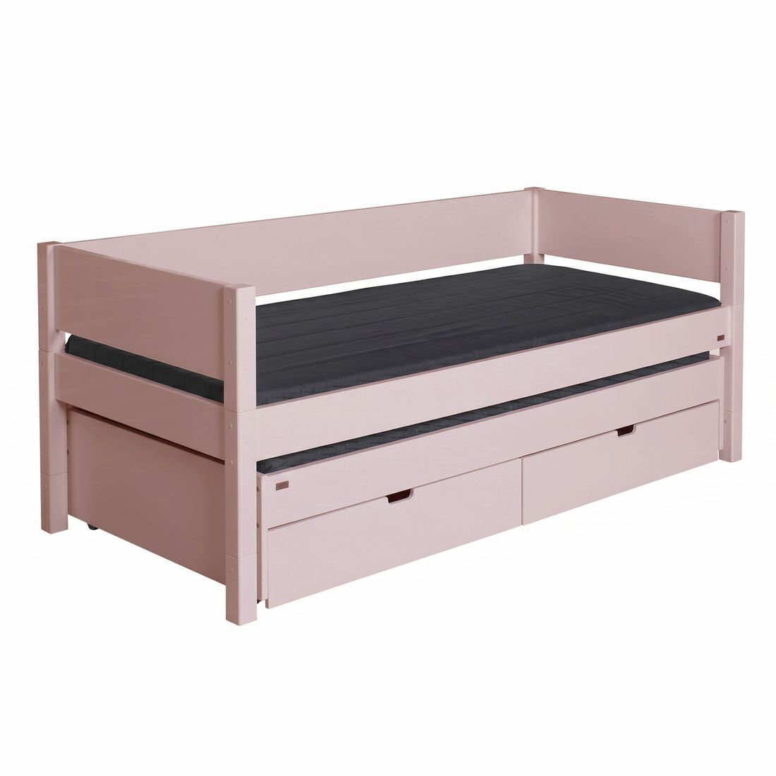 Kojenbett Kids Town Color Buche teilmassiv mit Lattenrost und Schubkasten