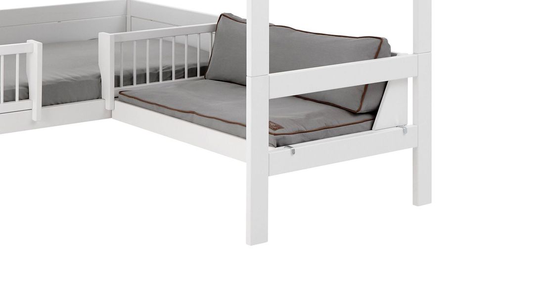 LIFETIME Hausbett und Sofa Ferienhaus Kiefer Massivholz mit Lattenrost