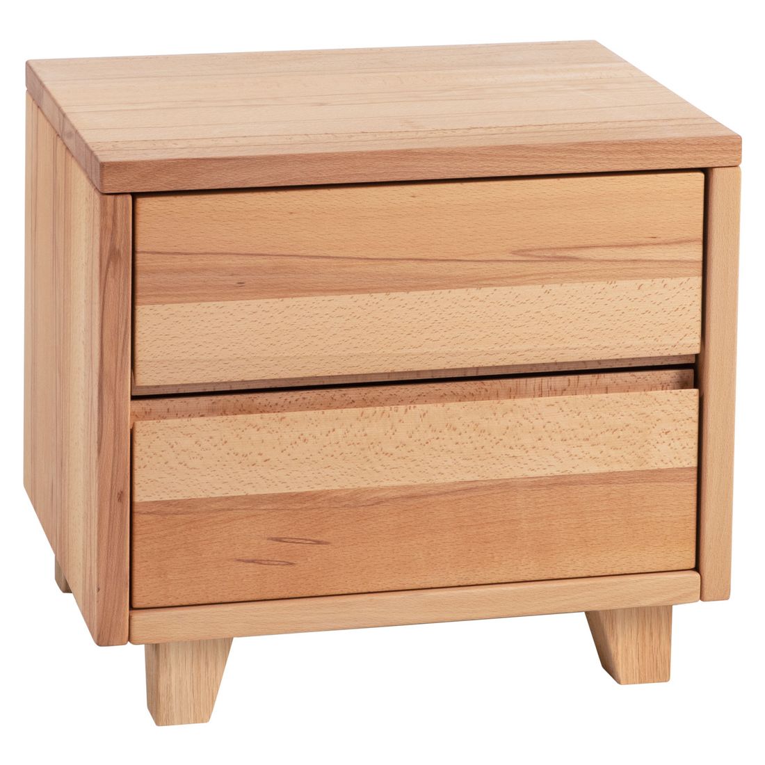Nachttisch Grimar Wildbuche Massivholz H 48cm