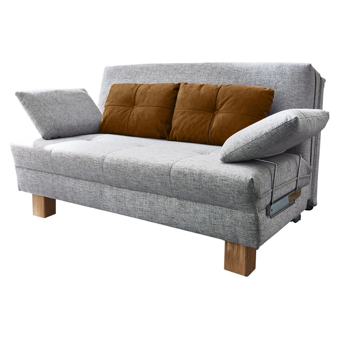 Schlafsofa Valda Webstoff mit Lattenrost