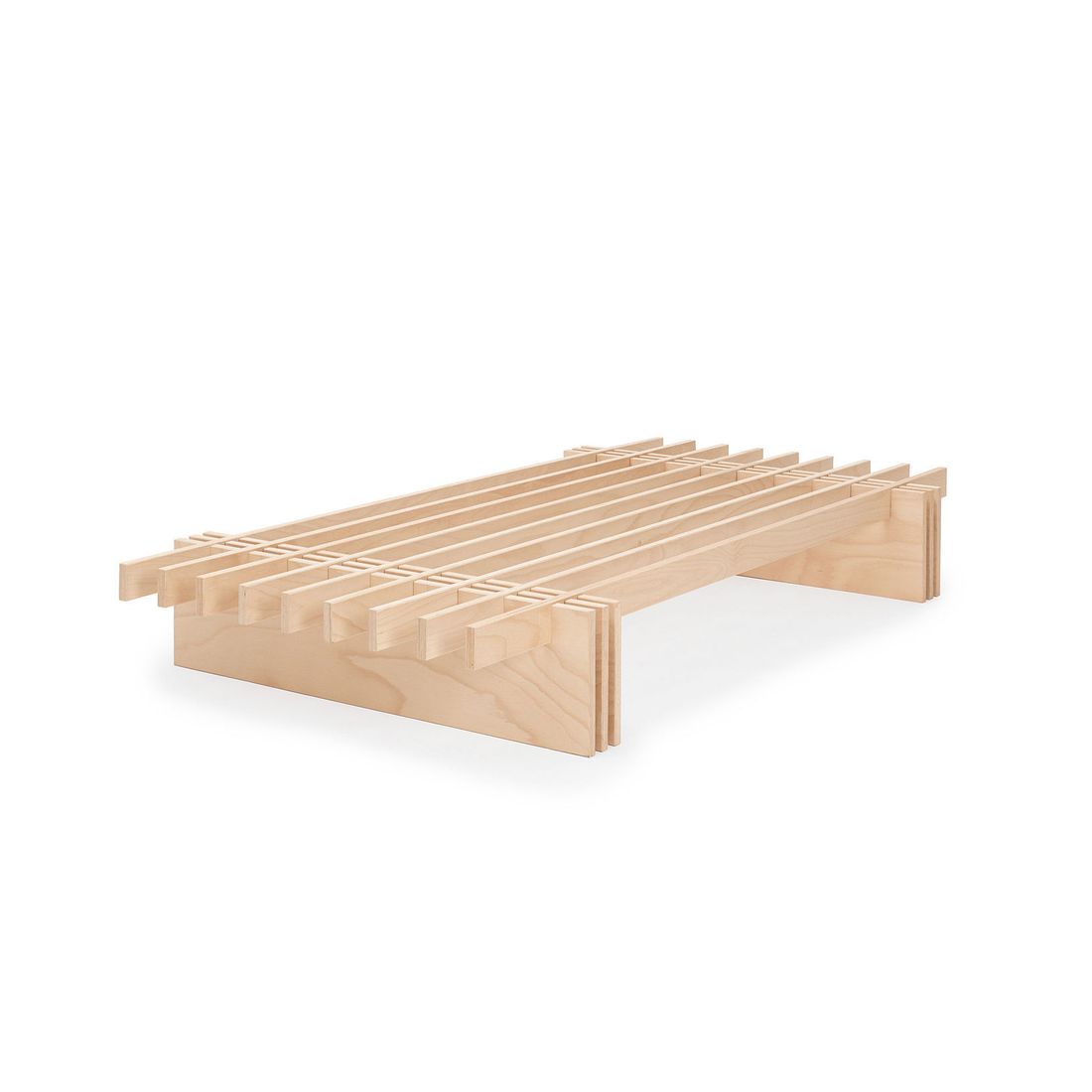 Tojo Bett Parallel Buche Massivholz