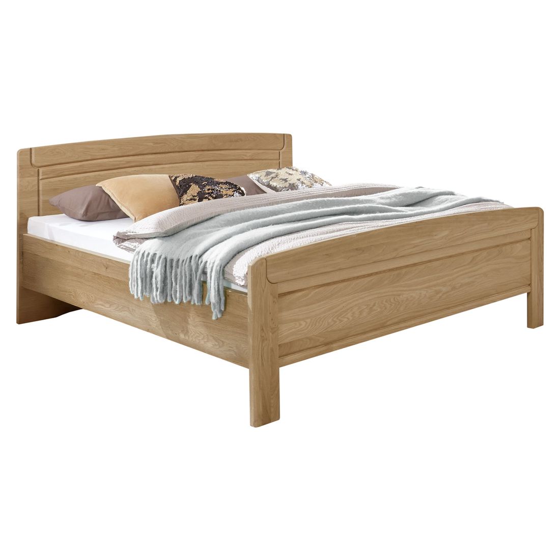 Seniorenbett Hazleton Komfort Eiche teilmassiv