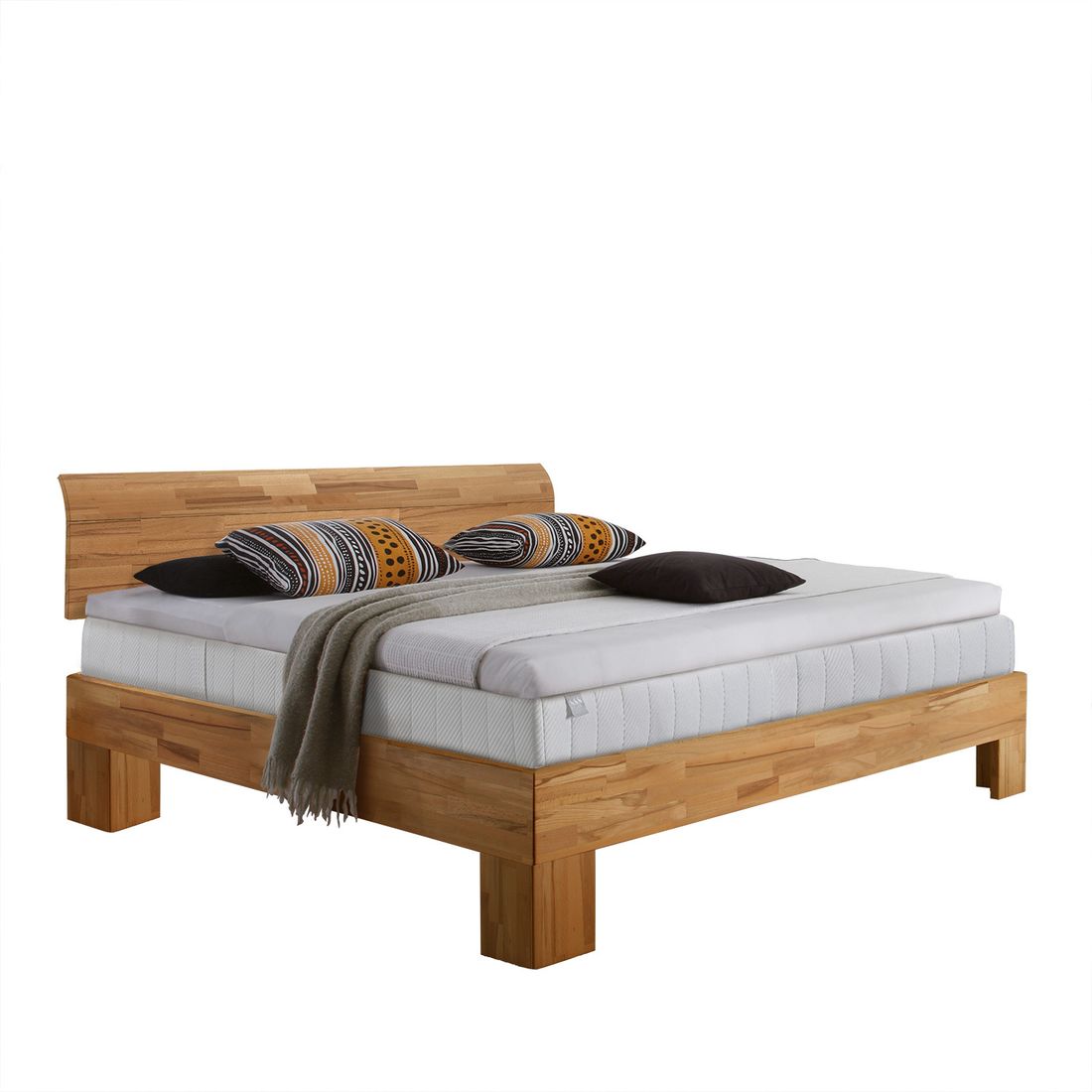 Boxspringbett Sardinien Buche Massivholz