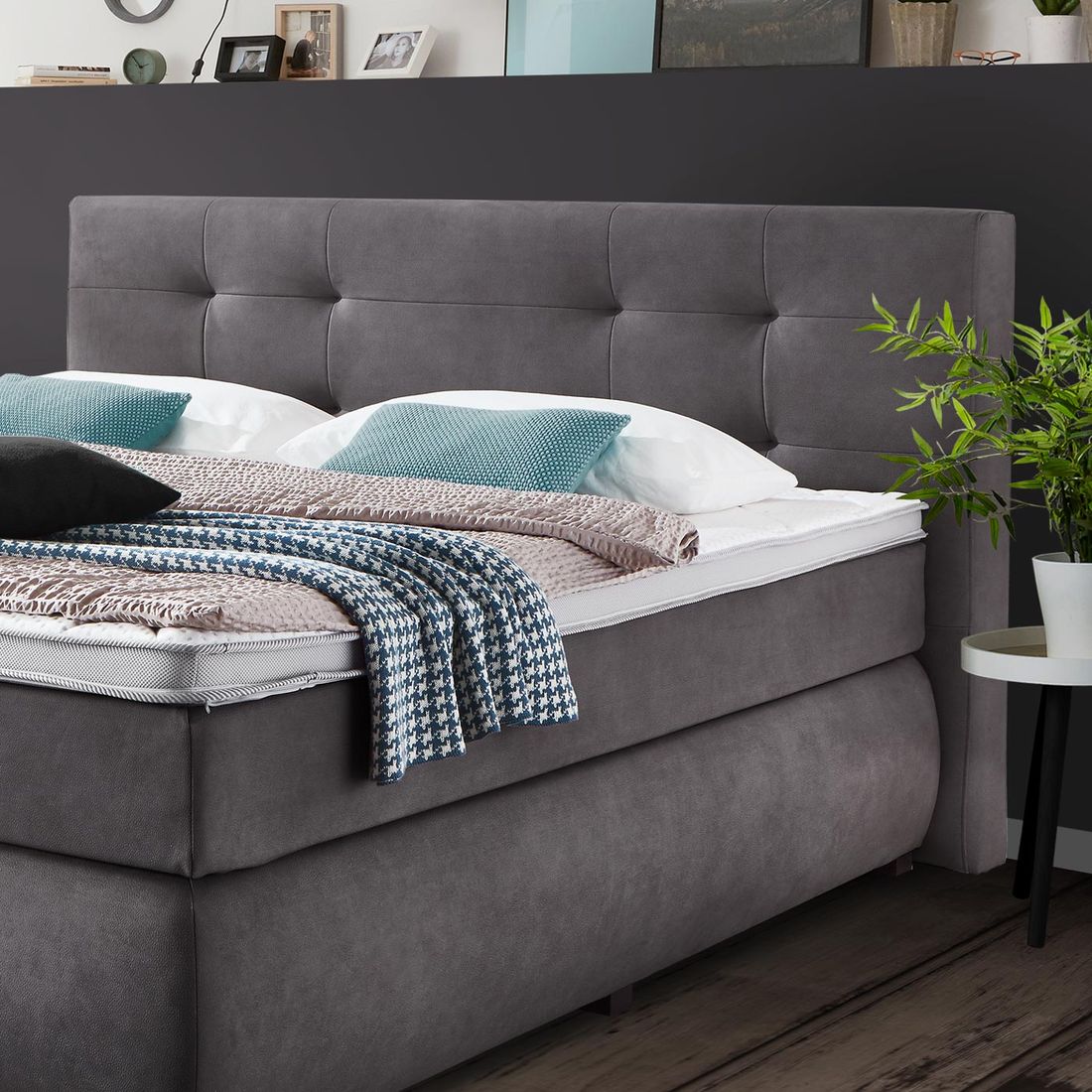 Boxspringbett Revelin Kunstleder