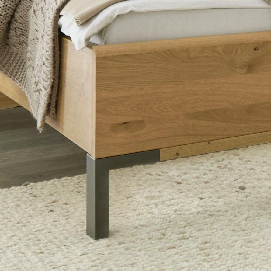 Interliving Bett 1027 Komfort Eiche teilmassiv