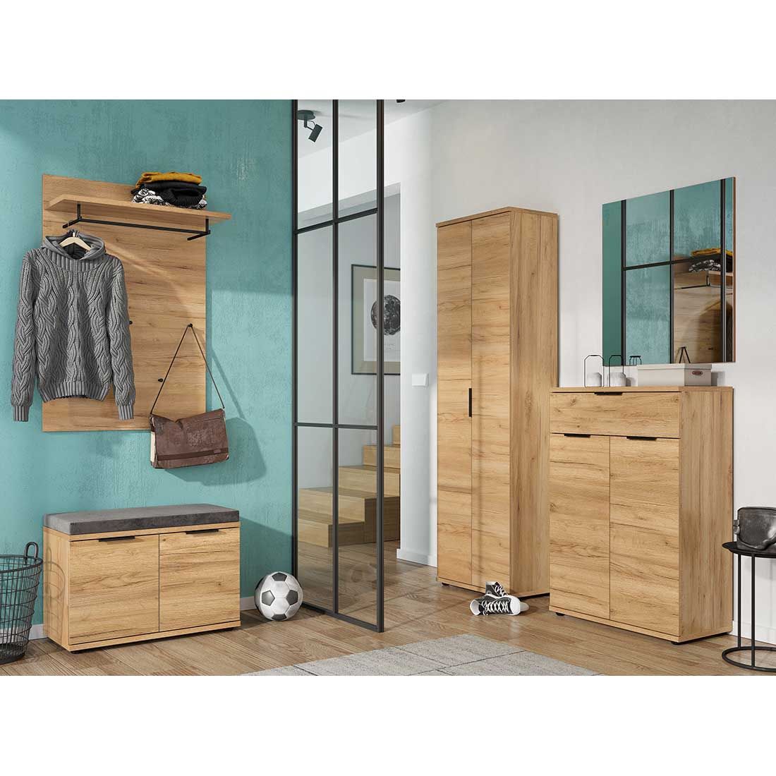 Germania Fremont Schuhschrank 75x37x108cm