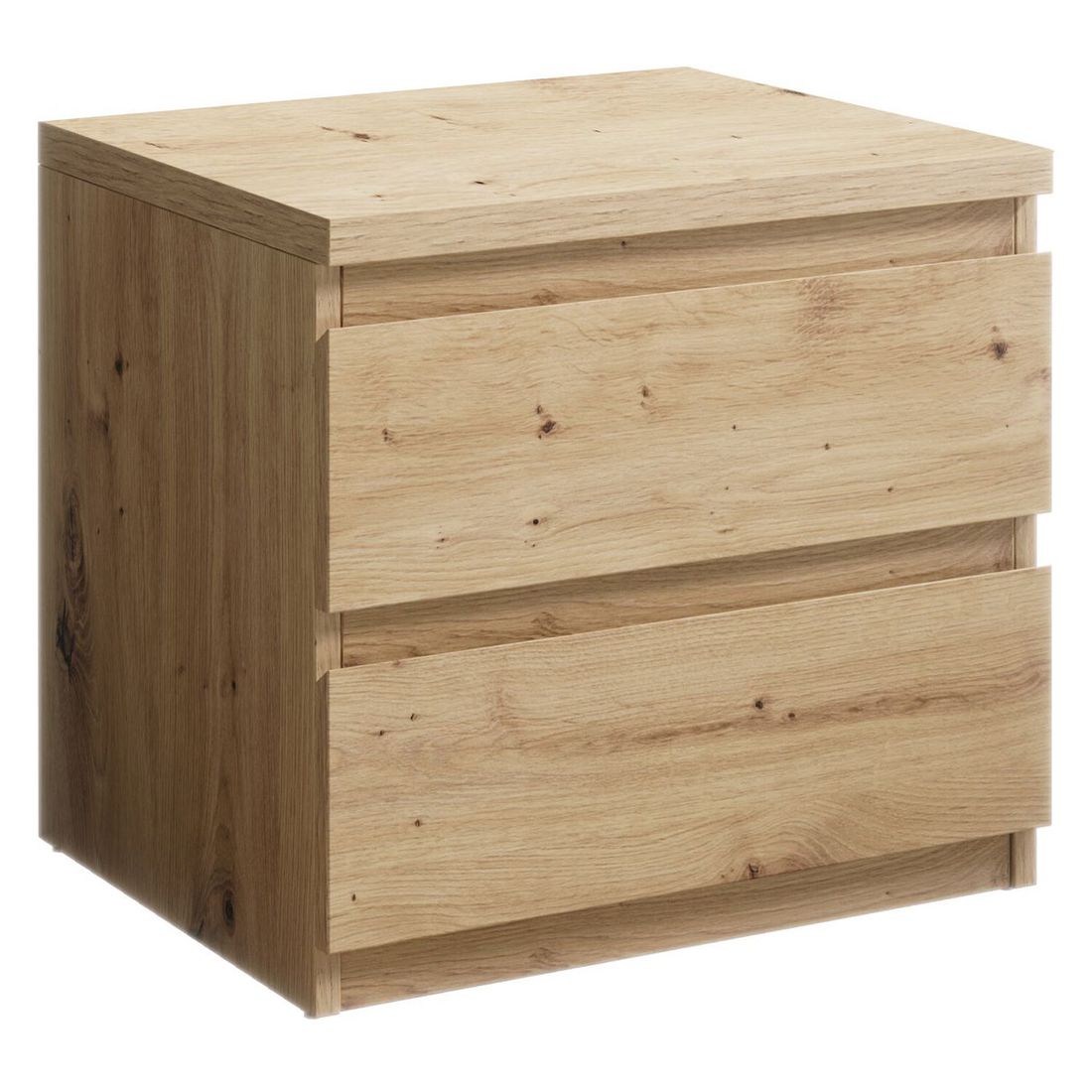 Nachttisch Hilka Eiche Dekor H 44cm