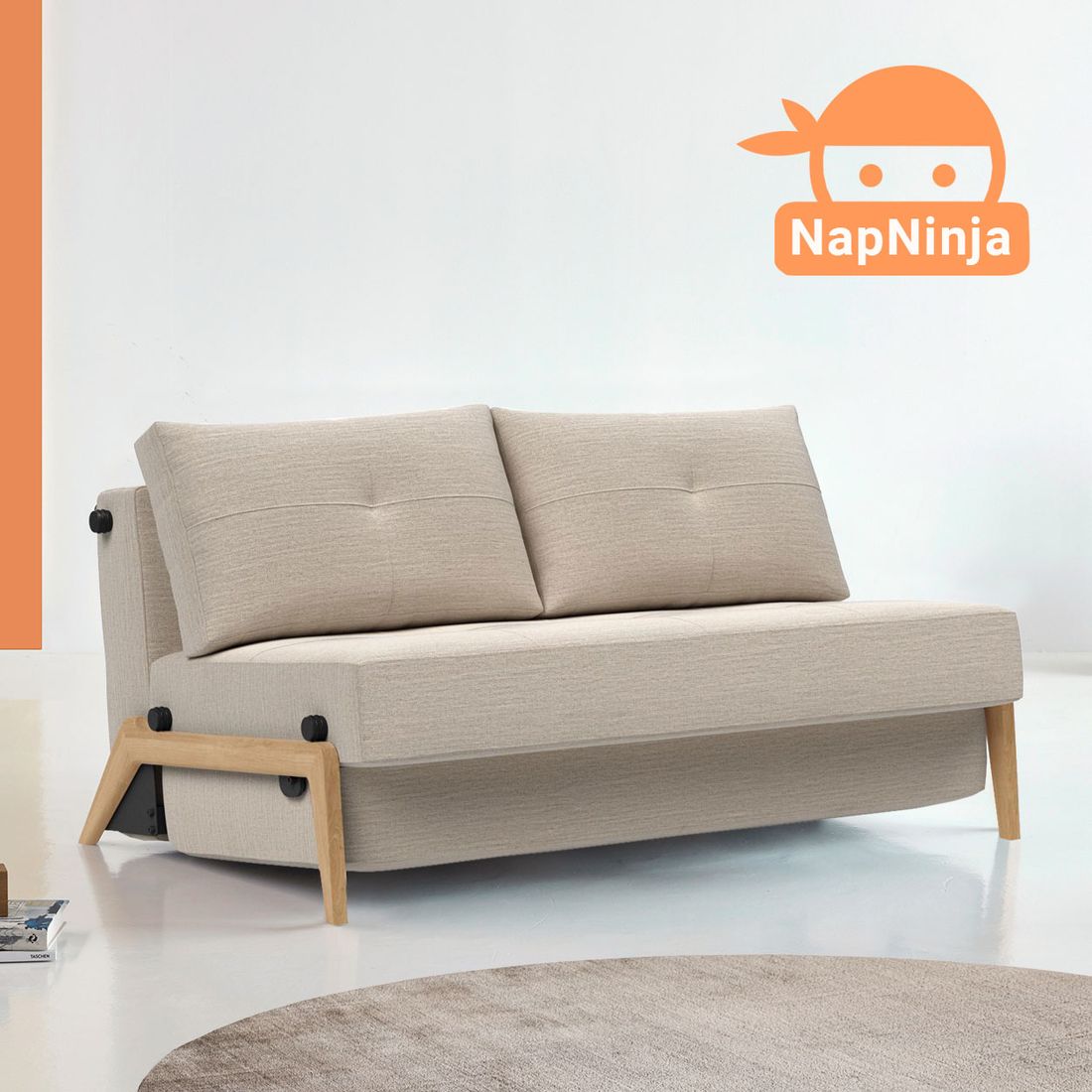 Schlafsofa NapNinja mit Stauraum