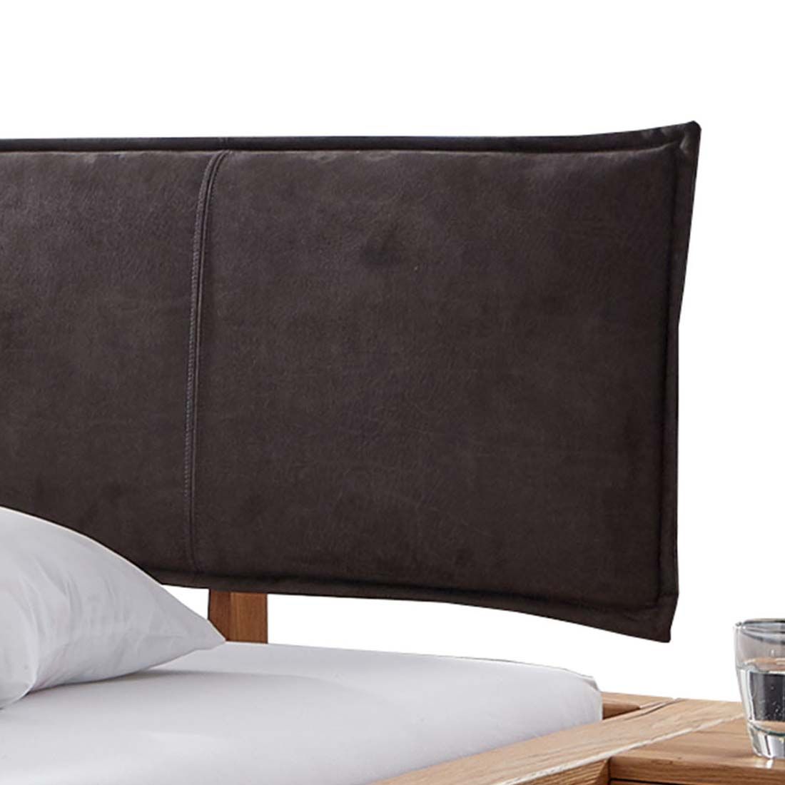 Bett Halesia Komfort Wildeiche Massivholz