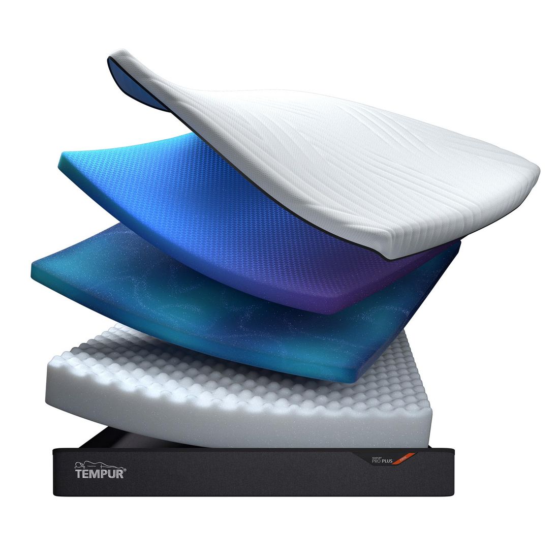 TEMPUR Pro CoolQuilt Matratze Medium Firm Plus