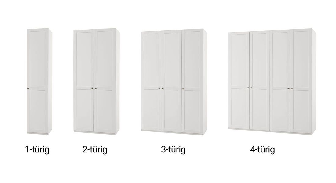 Drehtüren-Kleiderschrank Alvito