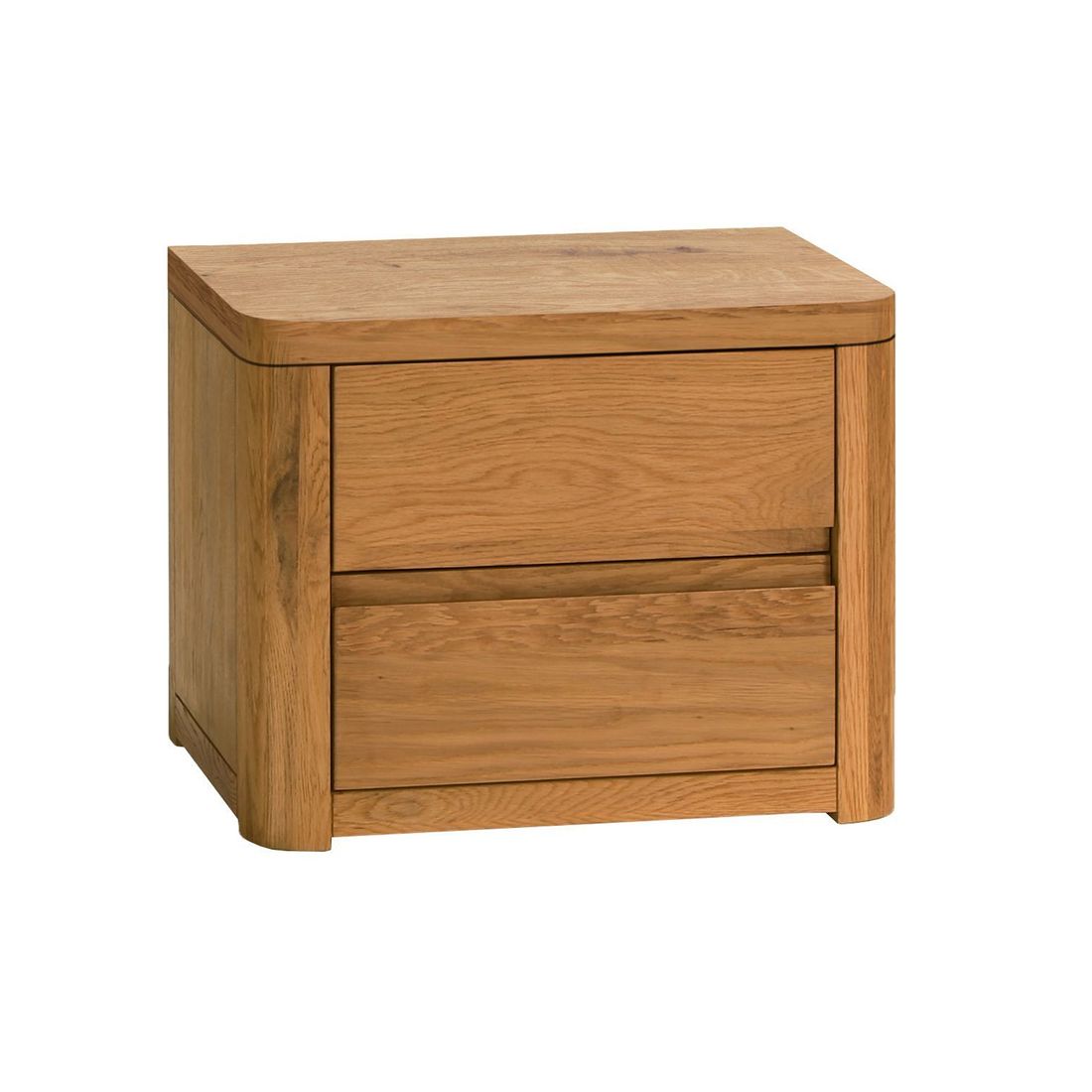 Nachttisch Barbados Eiche Massivholz H 40cm