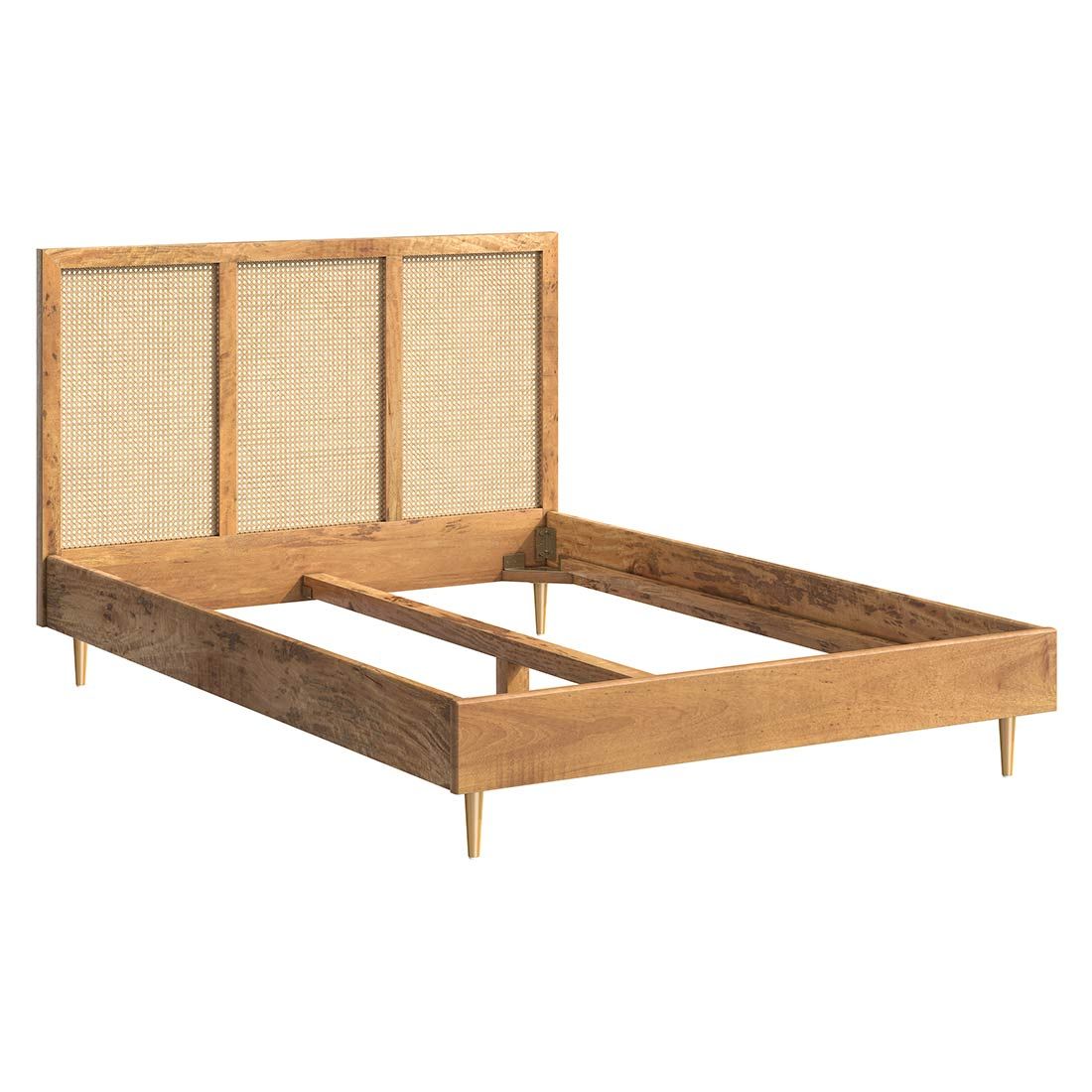 HOMELIV. Bett Asmara Mango Massivholz