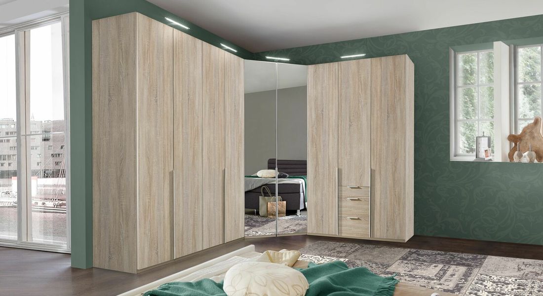 Eck-Kleiderschrank Coreno