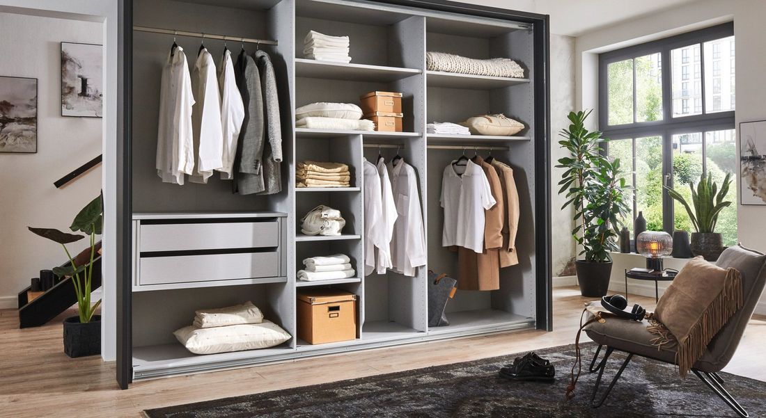 Schwebetüren-Kleiderschrank Yamen