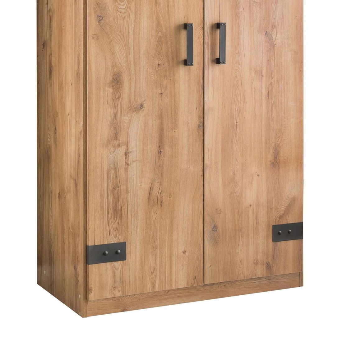 Drehtüren-Kleiderschrank Nolan Eiche Dekor 90x199cm