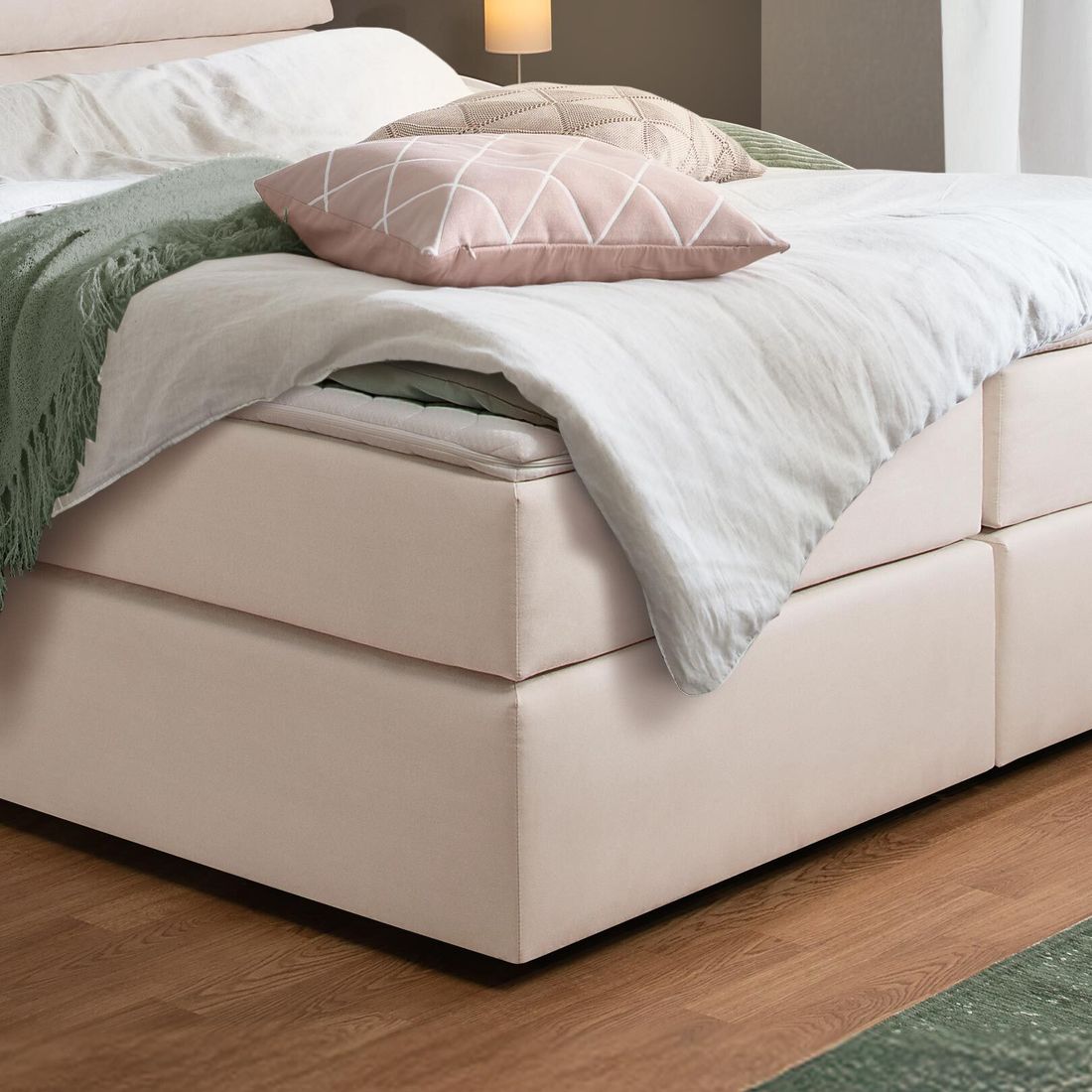 Boxspringbett Cremona Microvelours