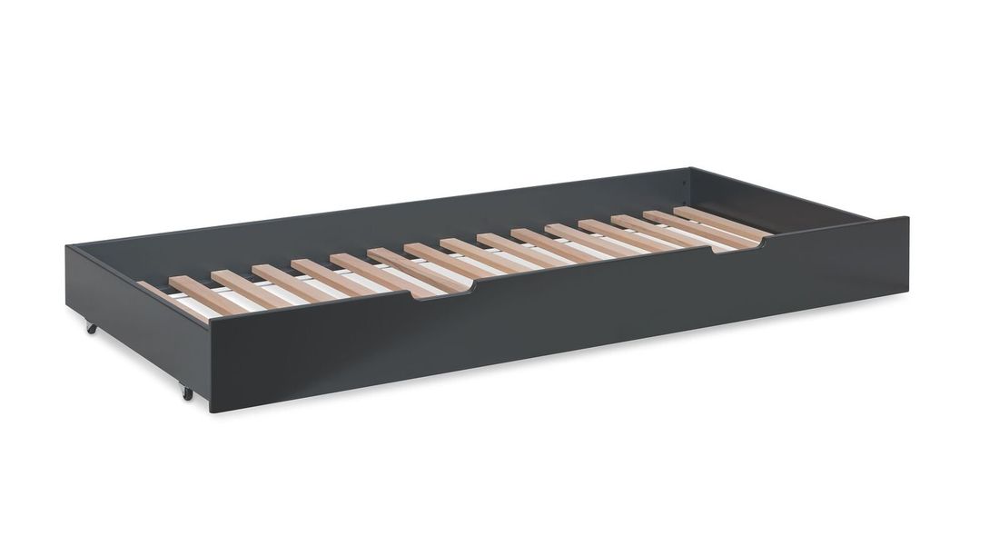 Ausziehbett Kids Nordic Buche teilmassiv mit Lattenrost und Bettschublade