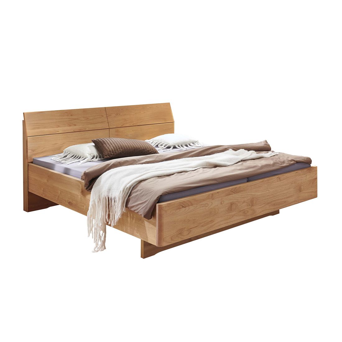 Doppelbett Nuria Komfort Erle Dekor