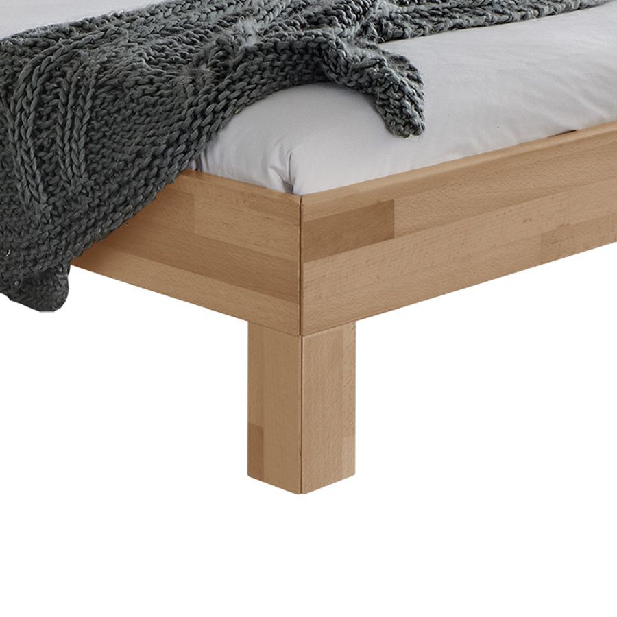 Bett Madrid Buche Massivholz