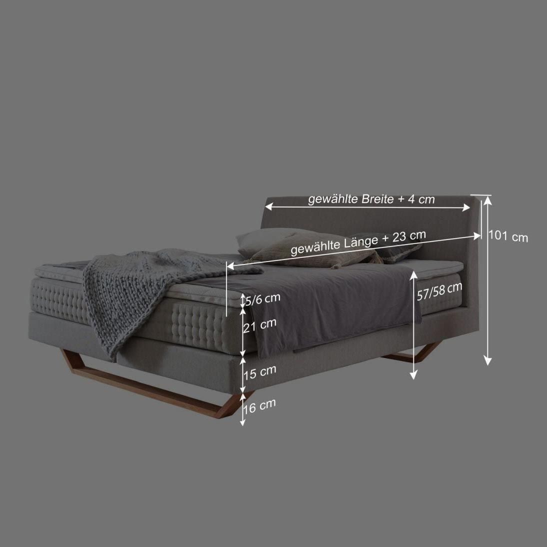 Boxspringbett Clarice