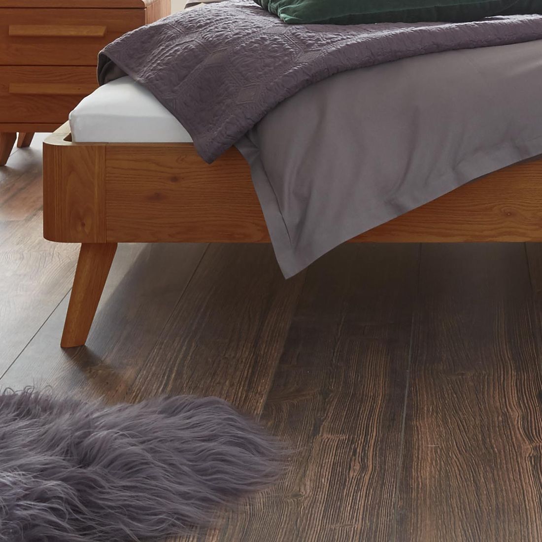 Bett Santa Rosa Eiche Massivholz