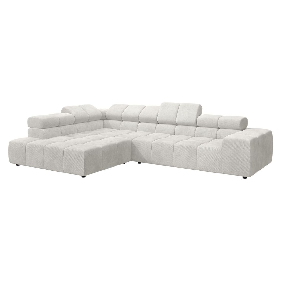 HOMELIV. Ecksofa Charlotta 319x215x82cm Feincord