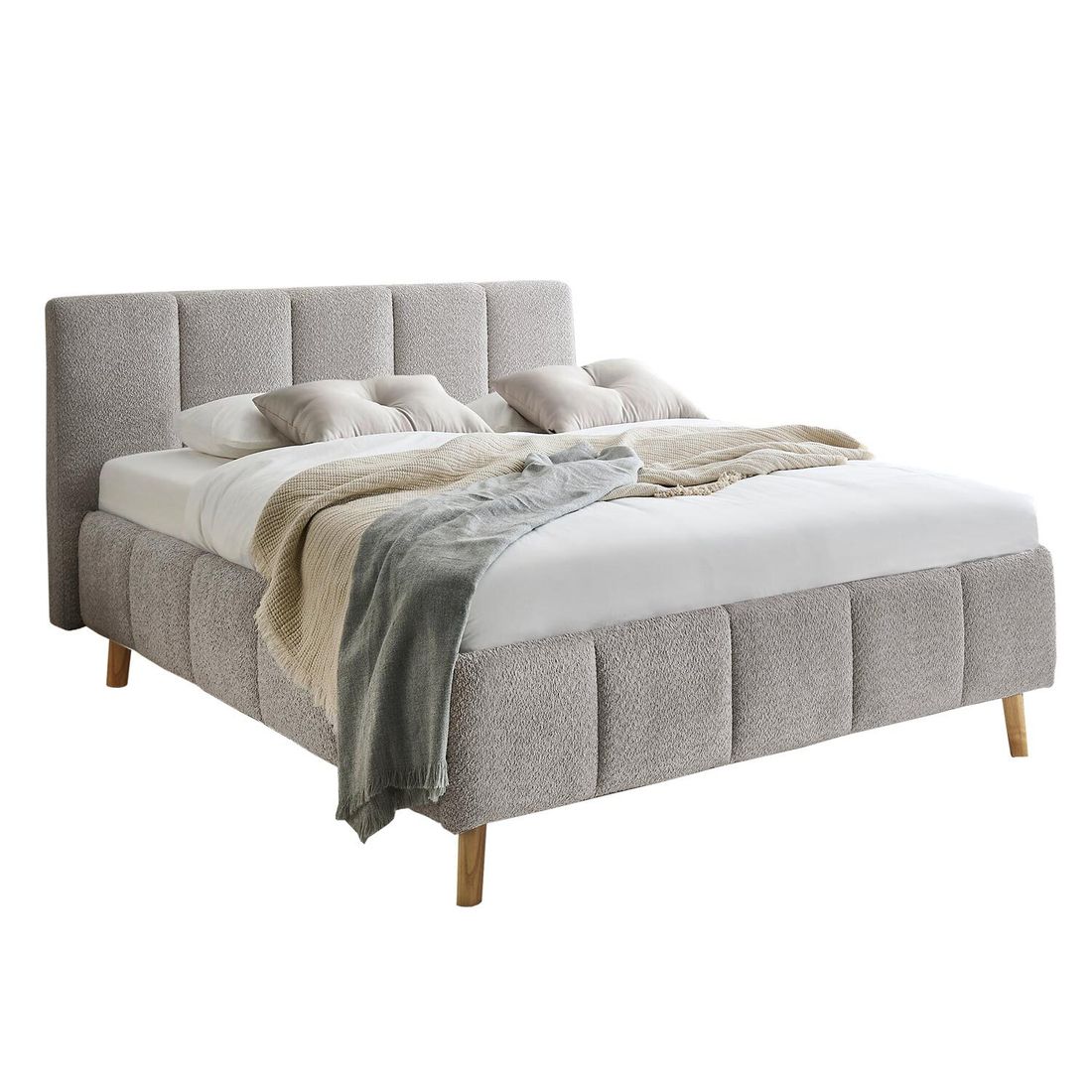 Polsterbett Mavio Komfort Bouclé