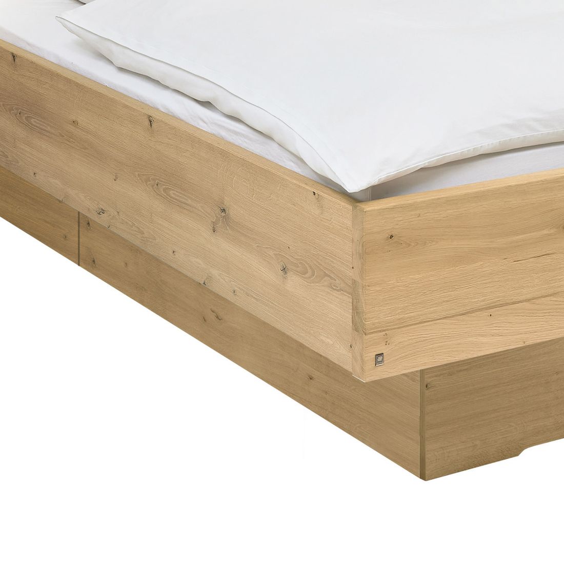 Musterring Bett San Francisco Komfort Eiche Dekor mit Schubkasten Havanna