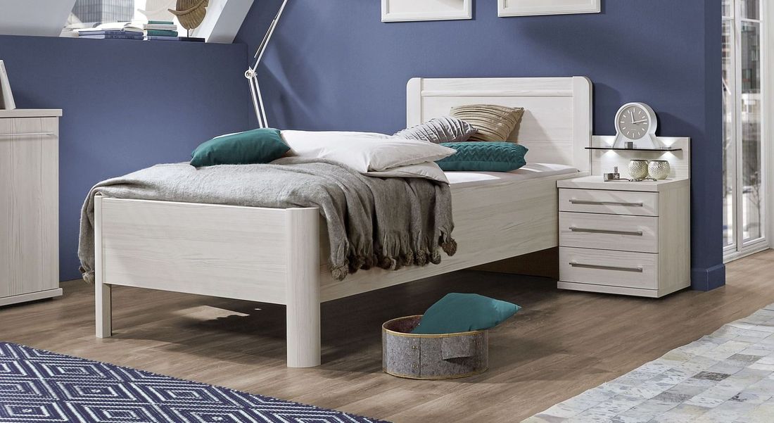 Einzelbett Apolda Komfort Lärche Dekor