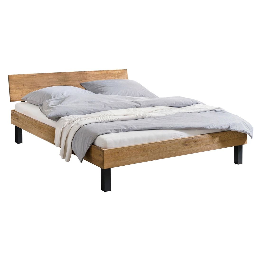 Bett Tumas Wildeiche Massivholz