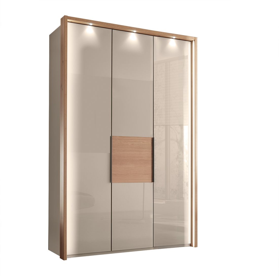 Drehtüren-Kleiderschrank Selunara