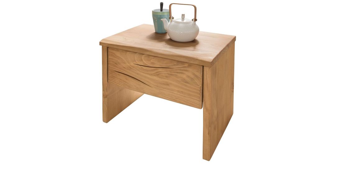 Nachttisch Cuamba Fichte Massivholz H 42 cm