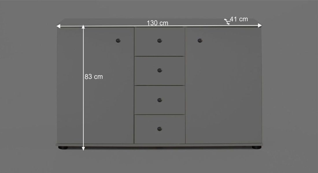 Kommode Berata mit Schubladen