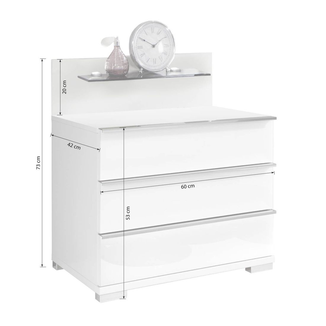 Nachttisch Salford H 53cm