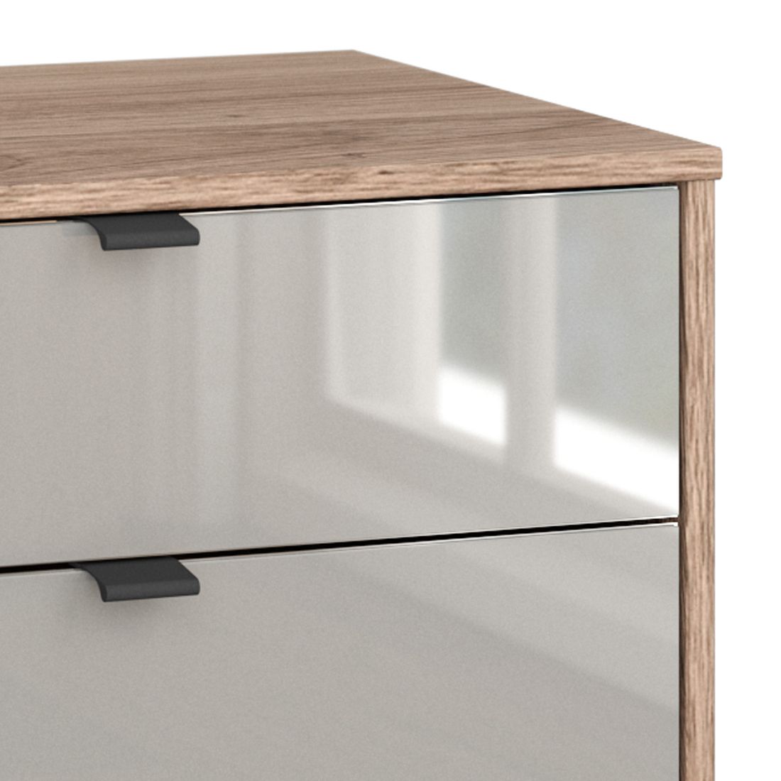 Nachttisch Tiam Eiche Dekor H 48cm