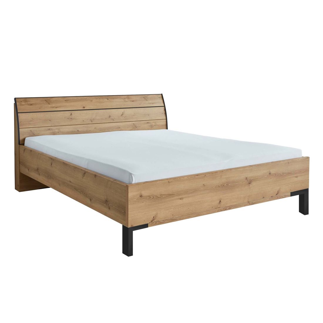 Interliving Bett 1205 Komfort Eiche Dekor