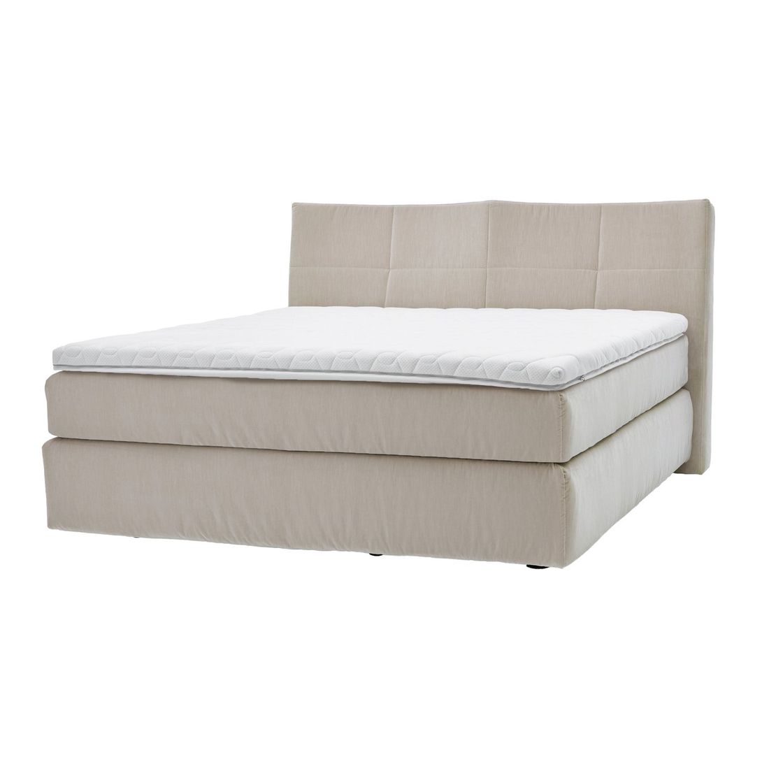 MUSTERRING Boxspringbett Elias JAB Kollektion Kopfteil geschwungen