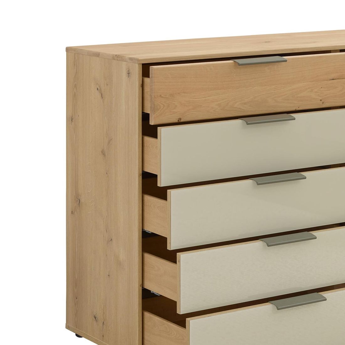 Interliving Kommode 1027 Eiche teilmassiv mit Schubladen