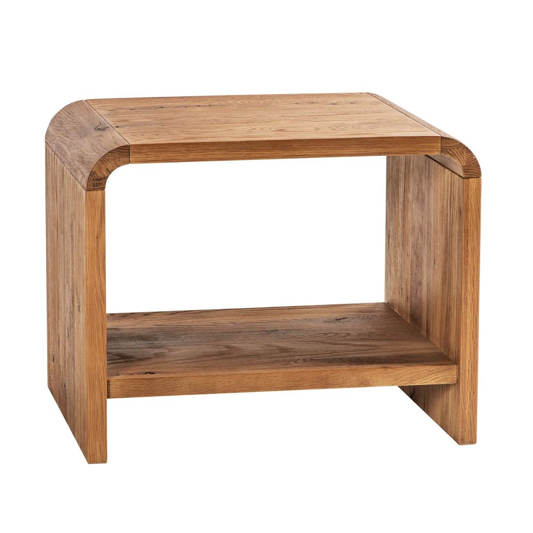 Nachttisch Tepli Wildeiche Massivholz H 40cm