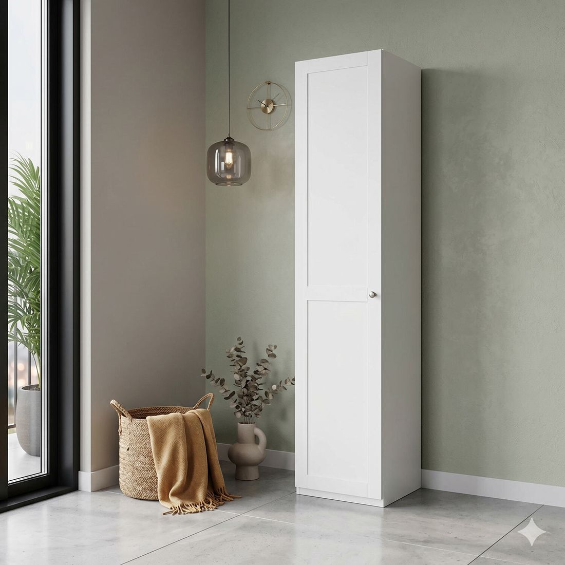 Drehtüren-Kleiderschrank Alvito